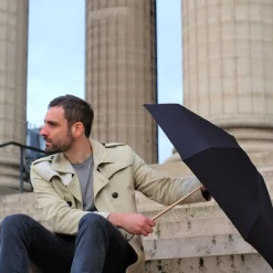 Outlet Paraply Enfärgad Jane Svart Sommarfavoriter