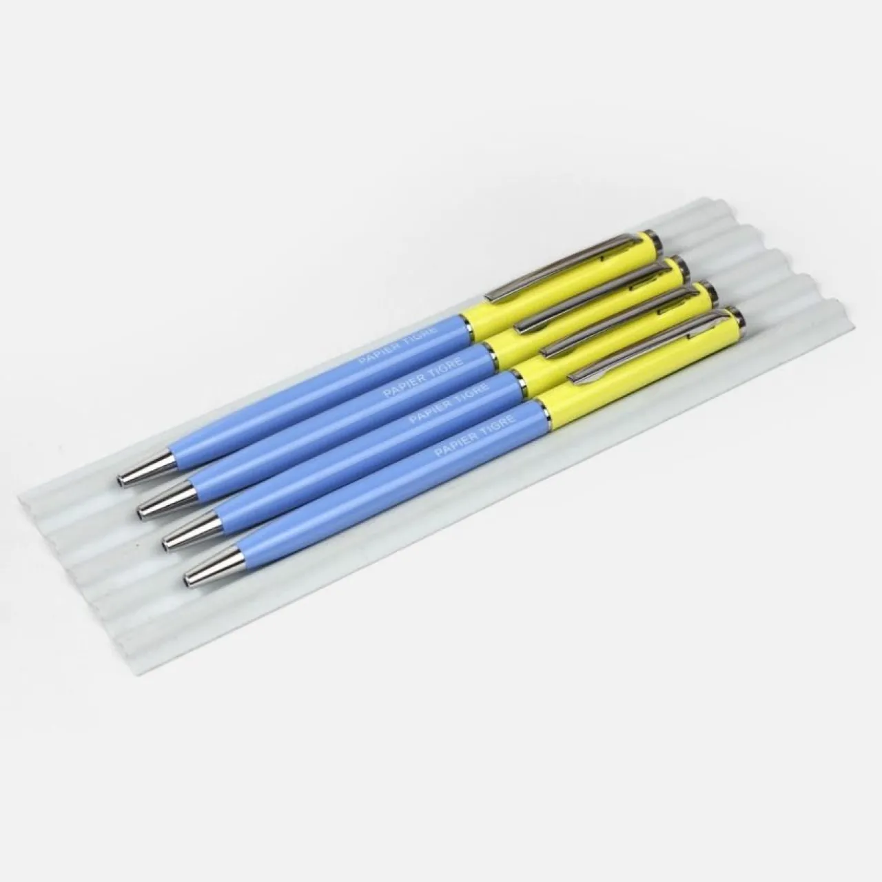 Online Penna kulspets gul/blå Skrivbordstillbehör