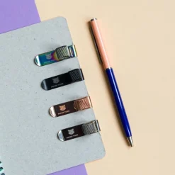 Penna kulspets marinblå/orange Skrivbordstillbehör