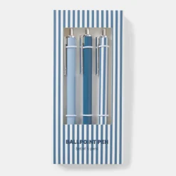 New Pennset KIT 3-pack ljusblå/vit Skrivbordstillbehör