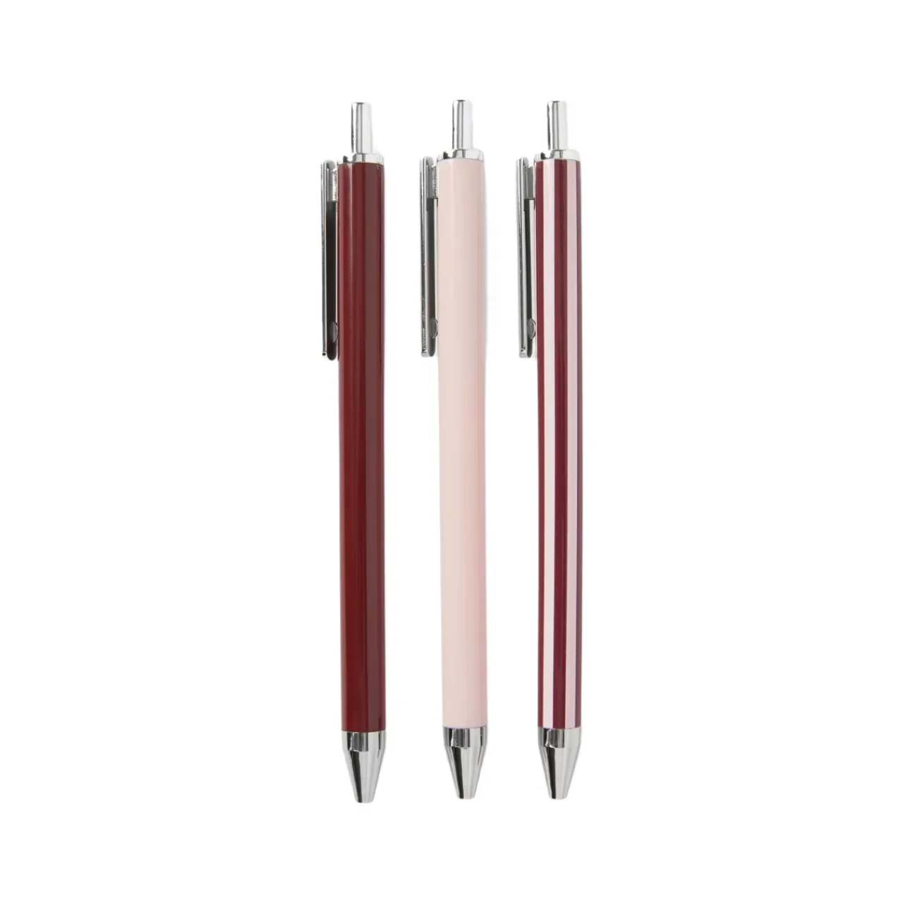 Hot Pennset KIT 3-pack rosa/burgundy Skrivbordstillbehör