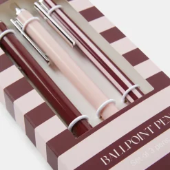 Hot Pennset KIT 3-pack rosa/burgundy Skrivbordstillbehör