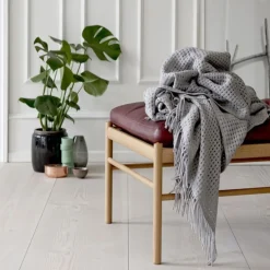 Best Pläd Basket Light grey Filtar & Plädar