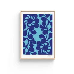 Discount Poster Bird´s 1967 - no.4 Blå/Blå Posters