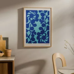 Discount Poster Bird´s 1967 - no.4 Blå/Blå Posters