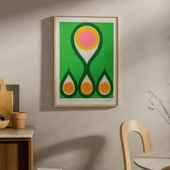 Sale Poster Bird´s 1967 - no.2 Grön Posters|Adventspresenter