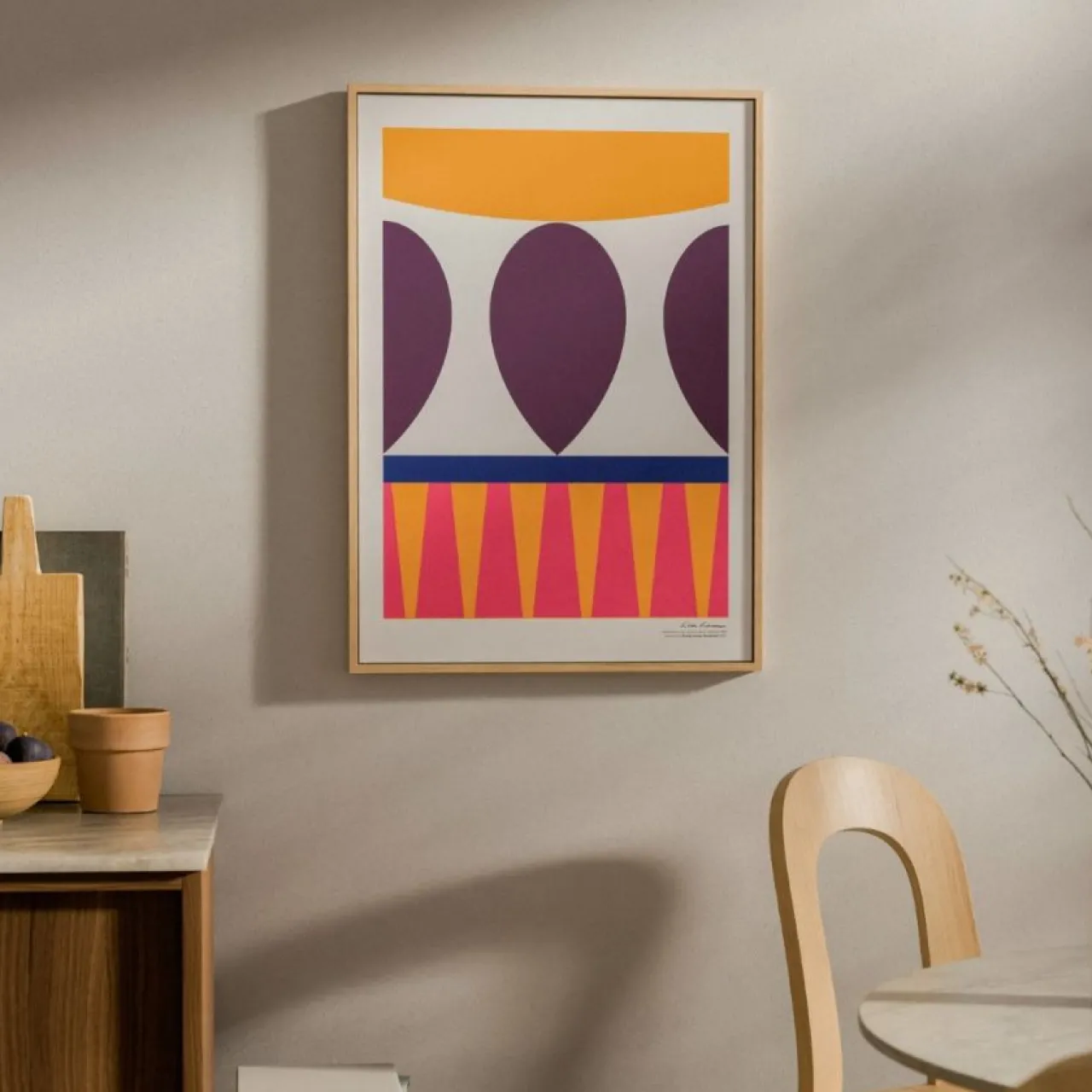 Discount Poster Bird´s 1967 - no.1 Rosa/Gul Posters|Adventspresenter