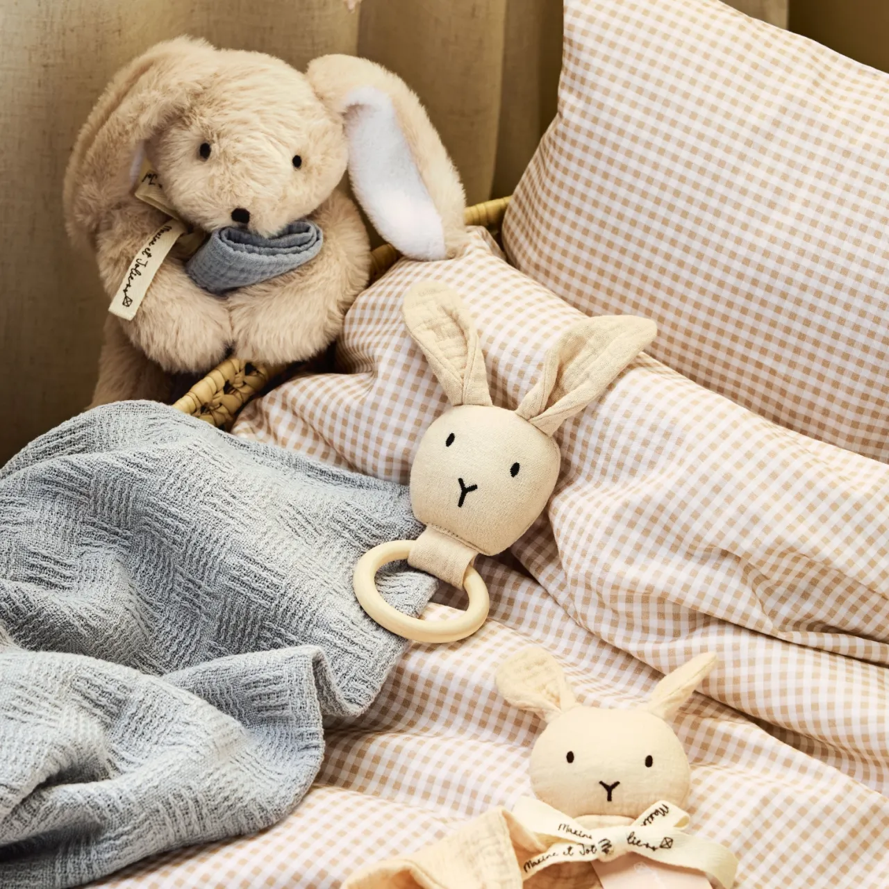 Hot Presentbox Camille kanin + filt Rosa Barn Leksaker