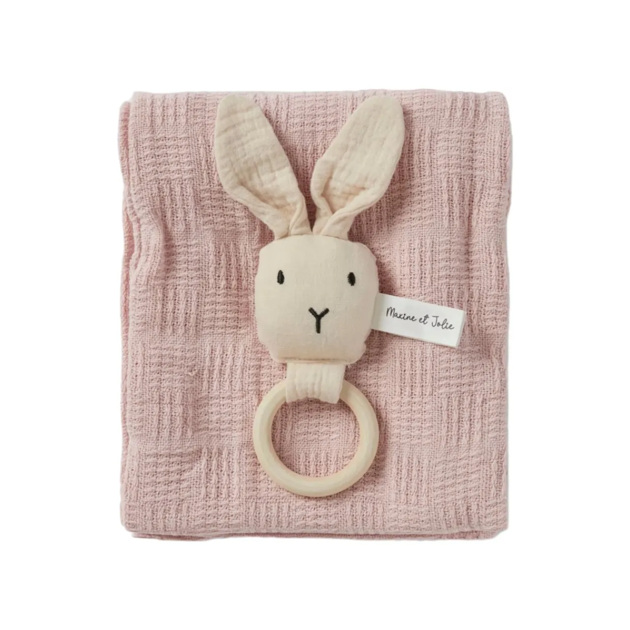 Clearance Presentbox Etienne skallra + filt Rosa Barn Leksaker|Barnrum