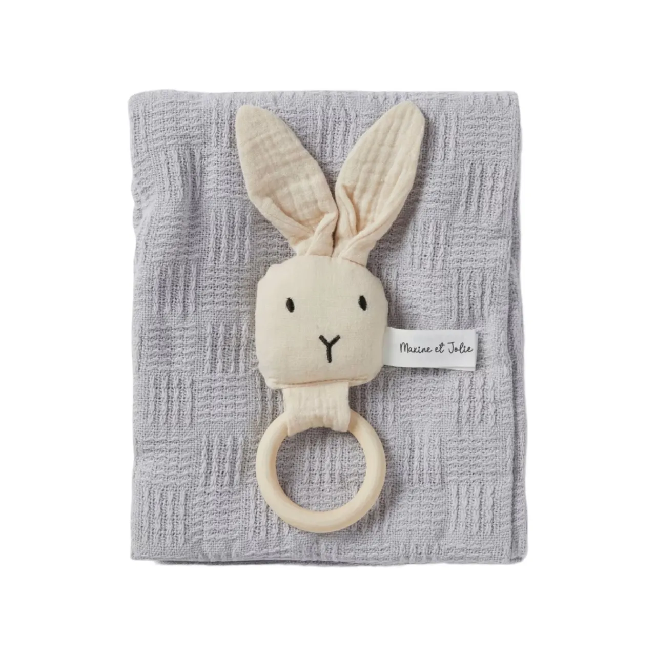 Discount Presentbox Etienne skallra + filt Blå Barn Leksaker|Barnrum