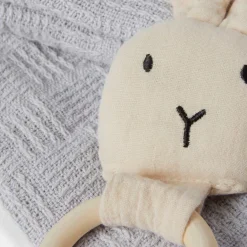 Discount Presentbox Etienne skallra + filt Blå Barn Leksaker|Barnrum