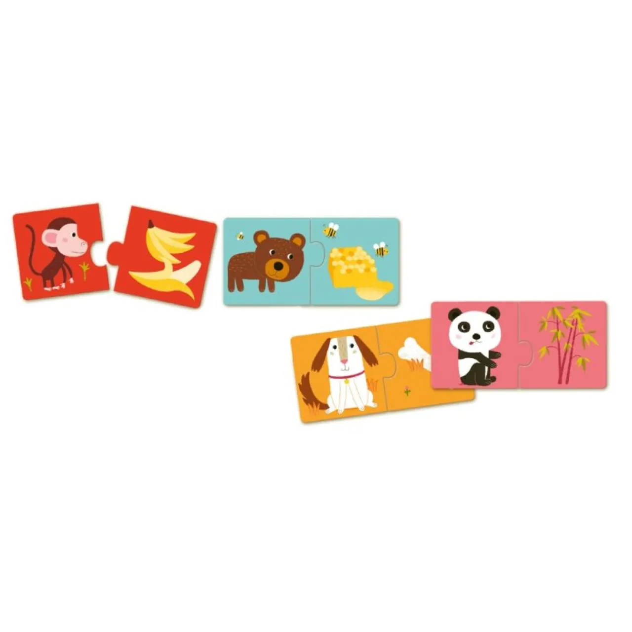 Puzzle Duo - Dinner is ready Barn Barnspel|Pussel