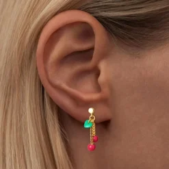 Best Örhänge Cherry 1 st guld Örhängen Guld|Smycken Dam