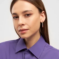 Hot Örhänge Confetti Long Guld Multi Örhängen Guld