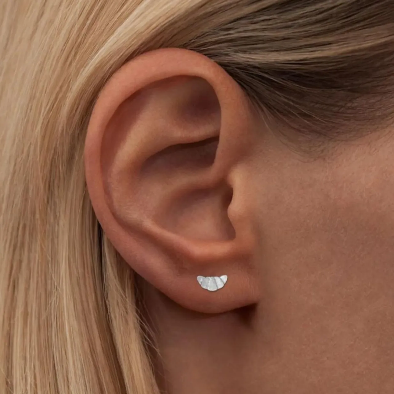 Örhänge Croissant 1 st Silver Örhängen Silver