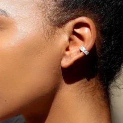 Online Örhänge earcuff smält mindre Örhängen Silver