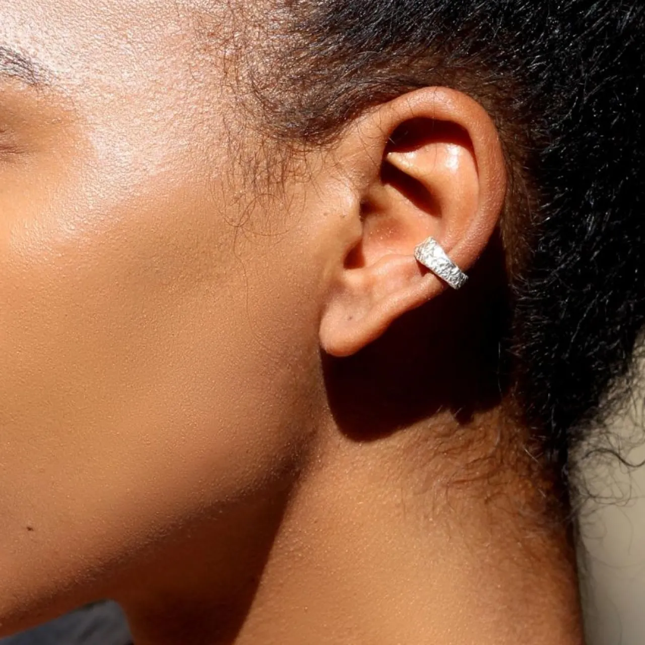 Online Örhänge earcuff smält mindre Örhängen Silver