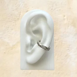 Clearance Örhänge earcuff smält större Örhängen Silver