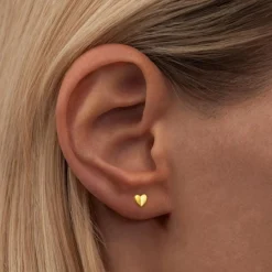 Discount Örhänge Heart wings guld 1 st guld Örhängen Guld|Smycken Dam