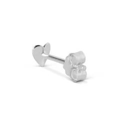 Best Örhänge Heart wings silver 1 st silver Smycken Dam