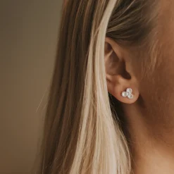 Discount Örhänge Knappkorall Brissund Örhängen Silver|Smycken Dam