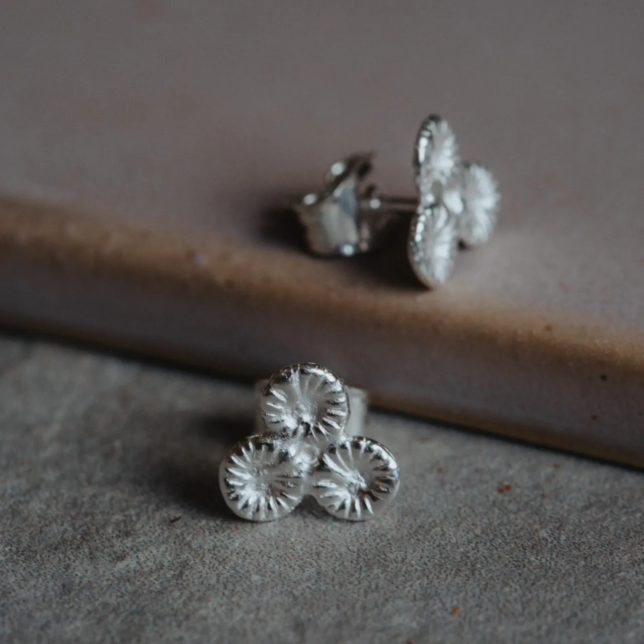 Discount Örhänge Knappkorall Brissund Örhängen Silver|Smycken Dam