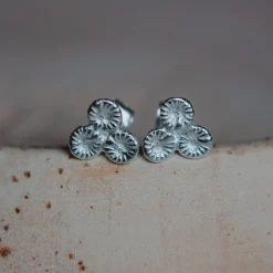 Discount Örhänge Knappkorall Brissund Örhängen Silver|Smycken Dam