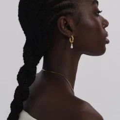 Örhänge Mary Short Single Guld Örhängen Guld|Smycken Dam