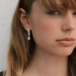 New Örhänge Mary Short Single Silver Örhängen Silver|Smycken Dam