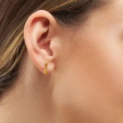 Best Örhänge Topping Short Love Guld Örhängen Guld