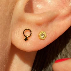 Clearance Örhänge Venus Guld 1 st guld Örhängen Guld|Smycken Dam