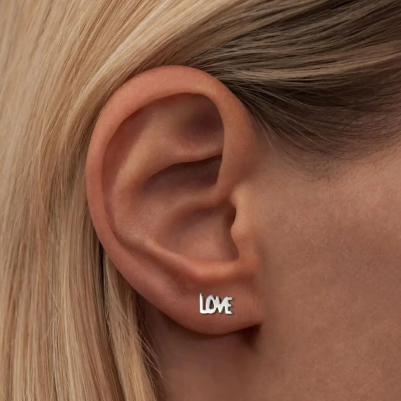 Sale Örhänge Word - Love 1 st Silver Örhängen Silver|Smycken Dam