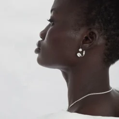 Örhängen Bolded Drops Silver Örhängen Silver|Smycken Dam