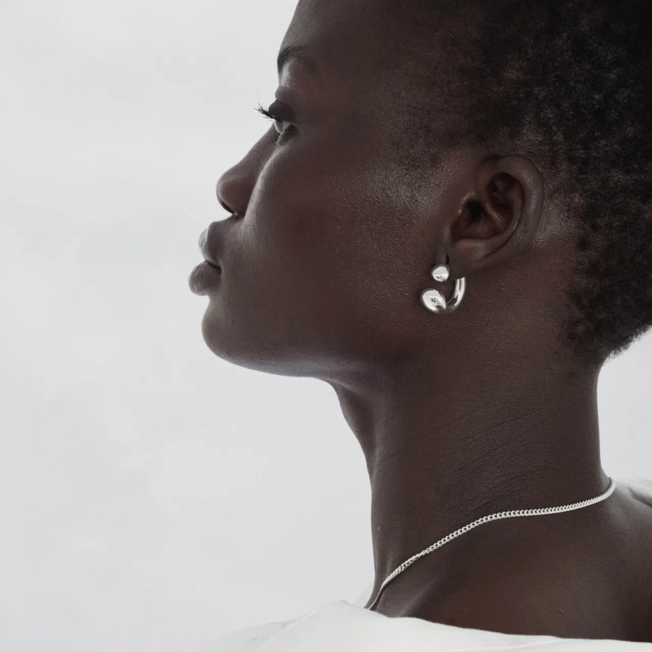 Örhängen Bolded Drops Silver Örhängen Silver|Smycken Dam