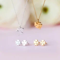 Hot Örhängen Bring Me Luck Silver Örhängen Guld|Adventspresenter