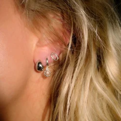 Örhängen Dear Silver Rosa Örhängen Silver|Smycken Dam