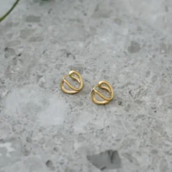 Sale Örhängen Drop loop Guld Örhängen Guld|Smycken Dam