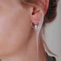 Best Örhängen Egentid Liten 1 Kvinna Örhängen Silver|Smycken Dam