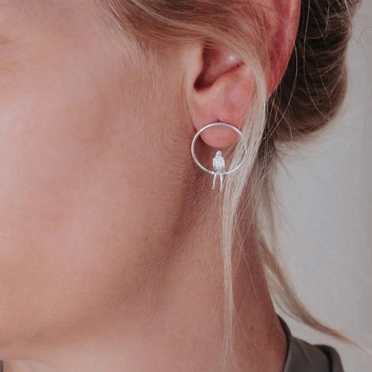 Best Örhängen Egentid Liten 1 Kvinna Örhängen Silver|Smycken Dam