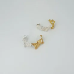 Clearance Örhängen Flodens dans guld/vit Örhängen Guld