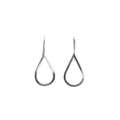 Outlet Örhängen H2O silver 6 cm Örhängen Silver|Smycken Dam