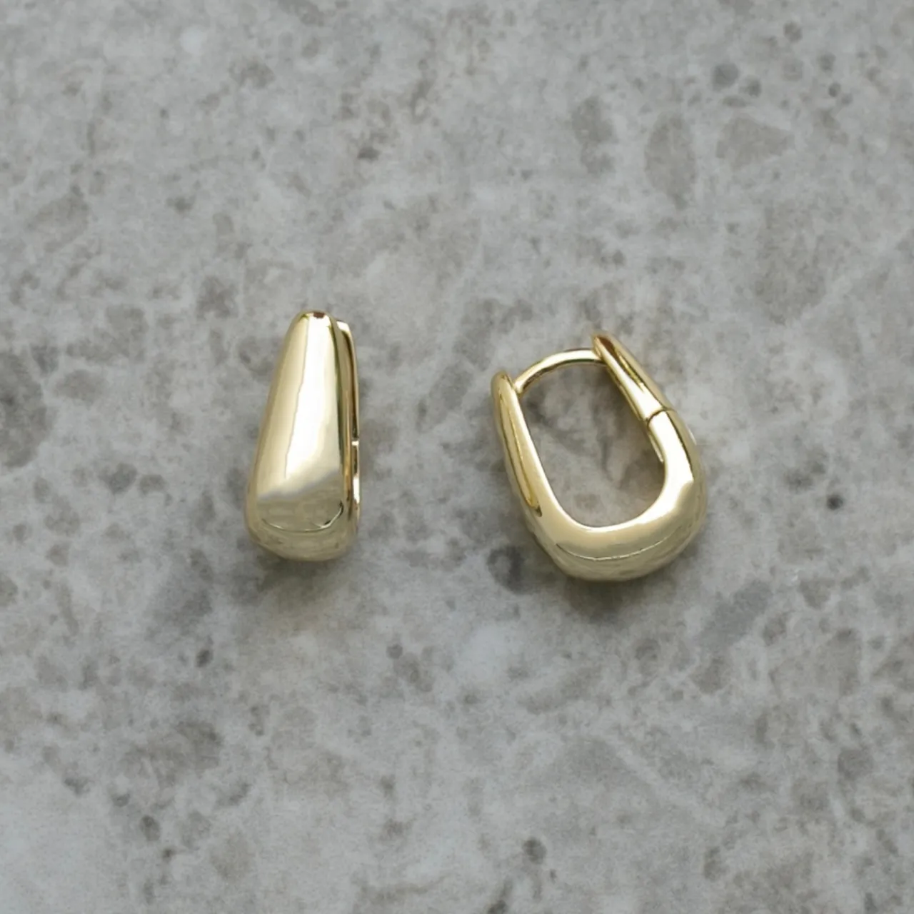 Hot Örhängen Hold Guld Örhängen Guld|Smycken Dam