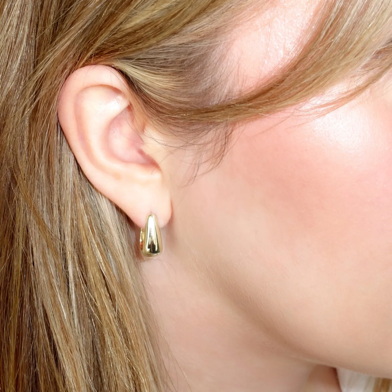 Hot Örhängen Hold Guld Örhängen Guld|Smycken Dam