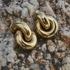 Outlet Örhängen Redondo Studs L Guld Örhängen Guld