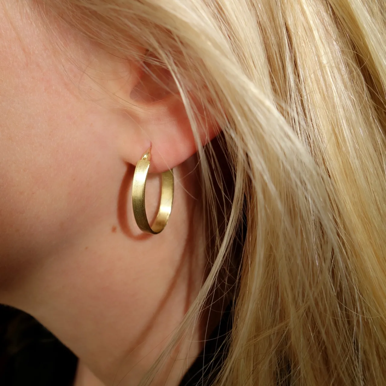 New Örhängen Ribbon Guld Örhängen Guld|Smycken Dam