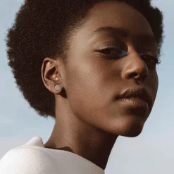 Örhängen rund oxiderad Örhängen Silver