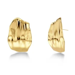 Online Örhängen Tidal Large Guld Örhängen Guld