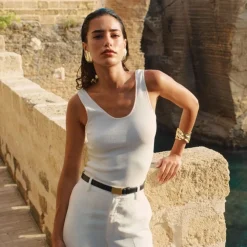 Online Örhängen Tidal Large Guld Örhängen Guld