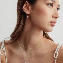 Best Örhängen Treasure Pearl Hoops Silver Julklappstips