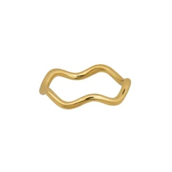 Hot Ring Audio Guld blank Ringar Guld|Smycken Dam